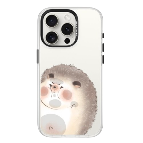 カスタムケース／張り付くハリネズミ Sticking Hedgehog