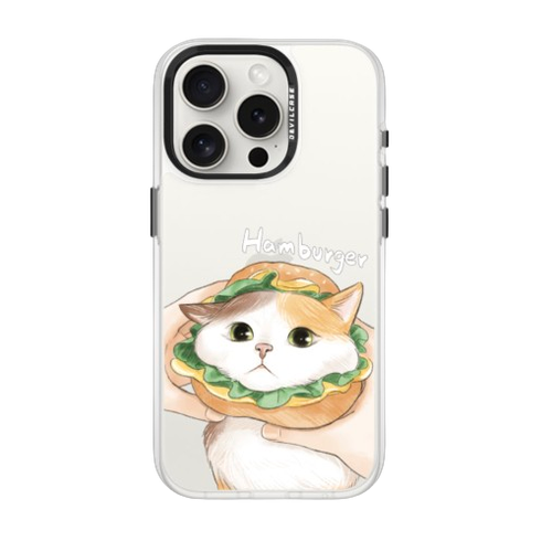 カスタムケース／猫ハンバーガー Burger Cat