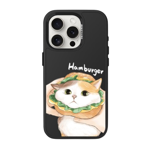 カスタムケース／猫ハンバーガー Burger Cat